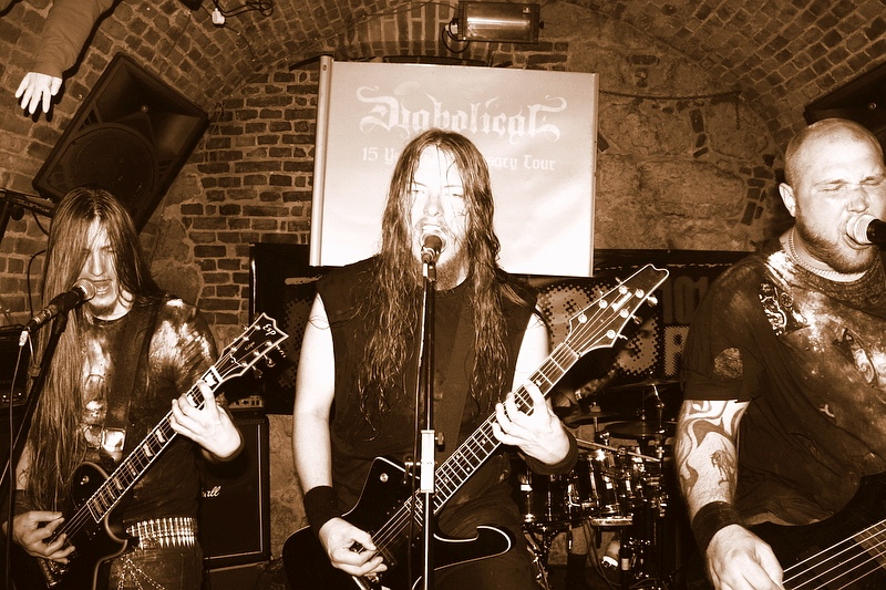 Diabolical - koncert: Diabolical, Kraków 'Kazamaty' 23.09.2011