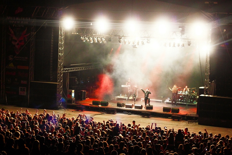 Cradle Of Filth - koncert: Cradle Of Filth ('Metalfest 2011'), Pilzno 'Amfiteatr Lochotin' 4.06.2011