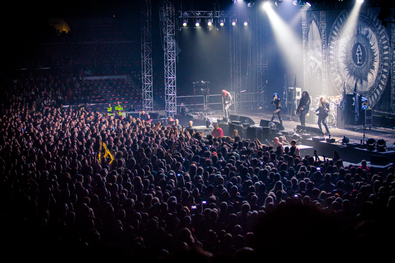 Arch Enemy - koncert: Arch Enemy, Praga 'Tip Sport Arena' 7.12.2015