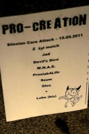 Pro-Creation - koncert: Pro-Creation ('Silesian Core Attack'), Katowice 'Mega Club' 15.05.2011