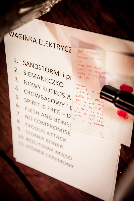 Vagitarians - koncert: Vagitarians (elektrycznie), Warszawa 'Hard Rock Cafe' 26.06.2012