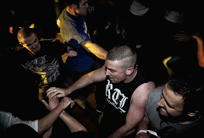 Trapped Under Ice - koncert: Trapped Under Ice, Alpha & Omega, Stone Heart, Wrocław 'Firlej' 6.11.2010