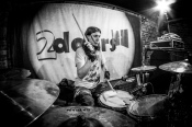 J. D. Overdrive - koncert: J. D. Overdrive, Sosnowiec '2 Doors' 12.12.2015