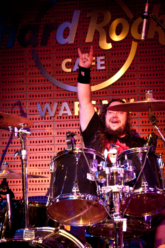 Corruption - koncert: Corruption ('Pepsi Rocks'), Warszawa 'Hard Rock Cafe' 7.12.2010