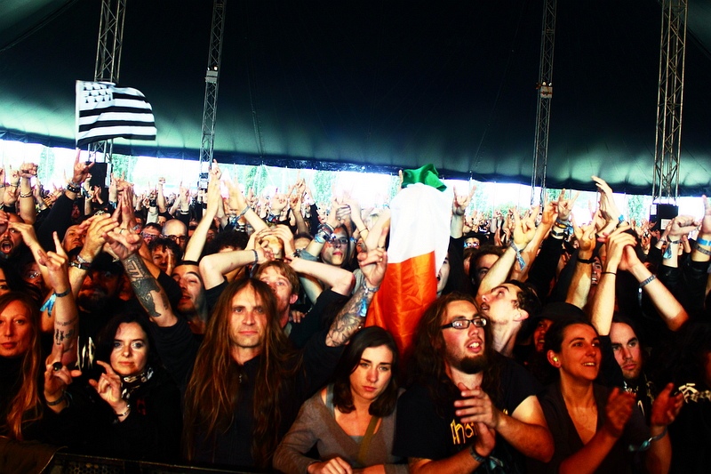 Primordial - koncert: Possessed, Primordial, Dodheimsgard ('Hellfest 2011'), Clisson 17.06.2011