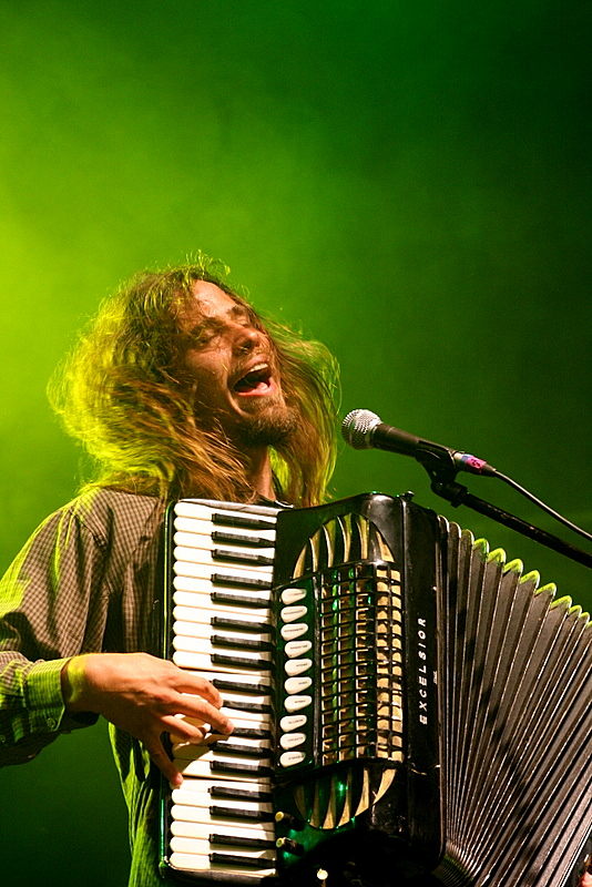 Jason Webley - koncert: Big Sex Noise, Jason Webley (Globaltica 2009), Gdynia 'Park Kolibki' 24.07.2009