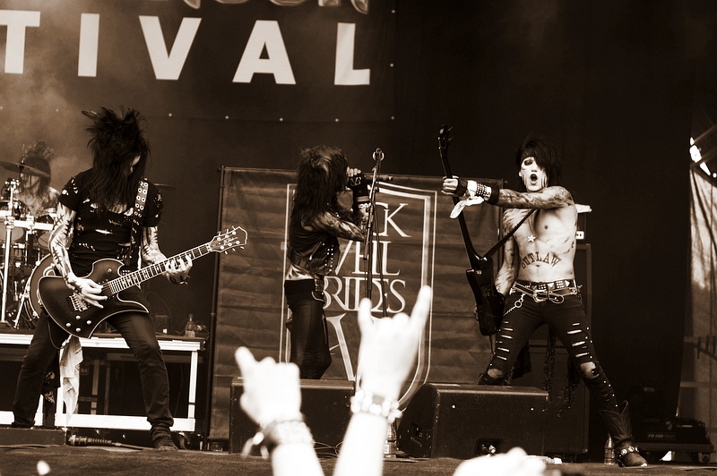 Black Veil Brides - koncert: Necronaut, Black Veil Brides ('Sweden Rock Festival 2011'), Solvesborg 8.06.2011