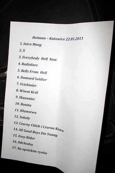Hetman - koncert: Hetman, Katowice 'Źródło' 22.01.2011