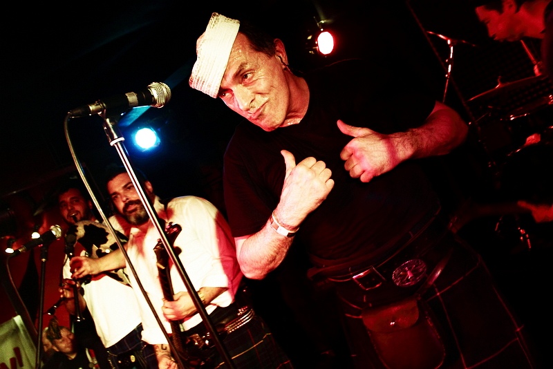 Real McKenzies - koncert: Real McKenzies, Ostrawa 'Barrak' 19.01.2012