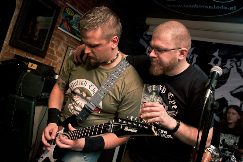 J. D. Overdrive - koncert: J. D. Overdrive, Łódź 'Iron Horse' 20.04.2012