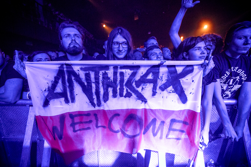 Anthrax - koncert: Anthrax, Warszawa 'Stodoła' 10.03.2017