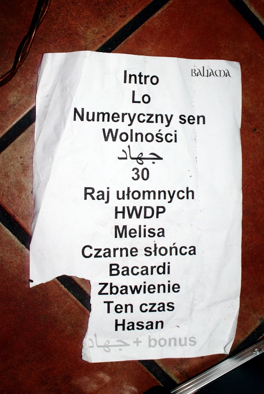 Baliama - koncert: Baliama, Katowice 'Źródło' 10.03.2012