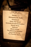 Epica - koncert: Epica, Warszawa 'Progresja' 16.05.2012