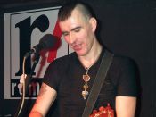 Justin Sullivan - koncert: Justin Sullivan i Dean White (New Model Army), Warszawa 'Riviera-Remont' 20.02.2001