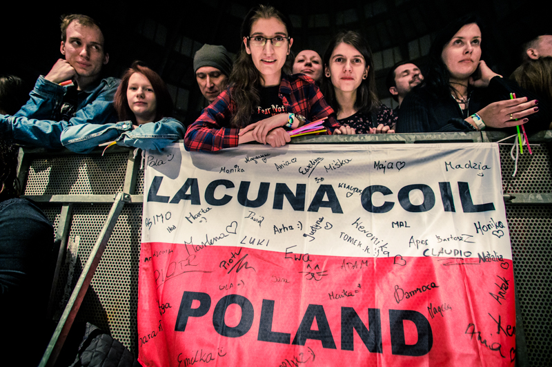 Lacuna Coil - koncert: Lacuna Coil ('3-Majówka'), Wrocław 'Hala Stulecia' 1.05.2017