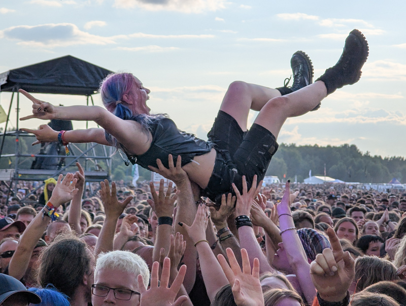 Hunter - koncert: Hunter ('Pol'and'Rock Festival'), Broczyno 2.08.2025