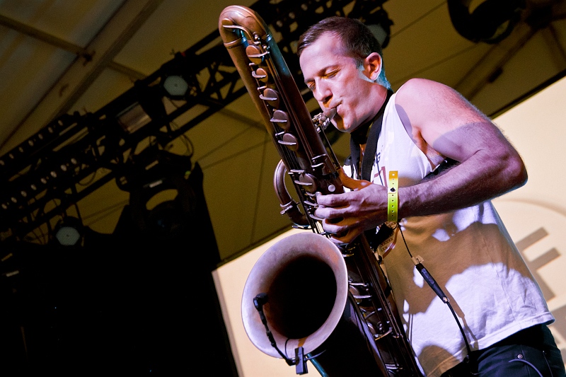 Colin Stetson - koncert: Colin Stetson ('Off Festival 2012'), Katowice 3.08.2012