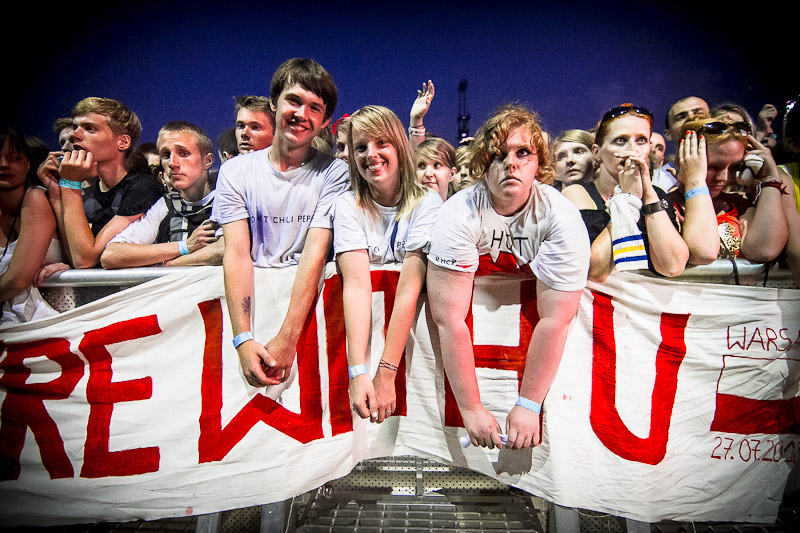 Red Hot Chili Peppers - koncert: Red Hot Chili Peppers ('Impact Festival 2012'), Warszawa 27.07.2012