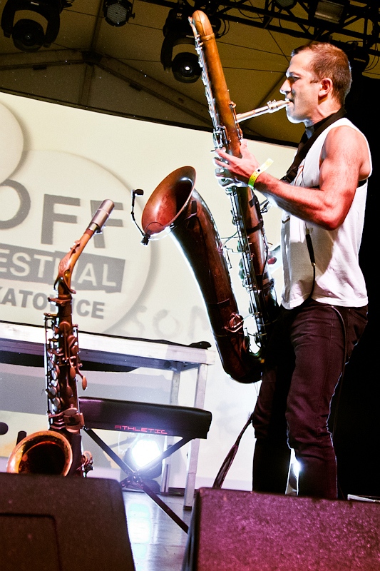 Colin Stetson - koncert: Colin Stetson ('Off Festival 2012'), Katowice 3.08.2012