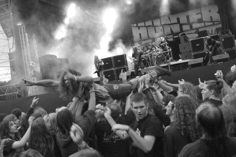 Vader - koncert: Vader (Hunterfest 2009), Szczytno 'Lotnisko Szymany' 25.07.2009