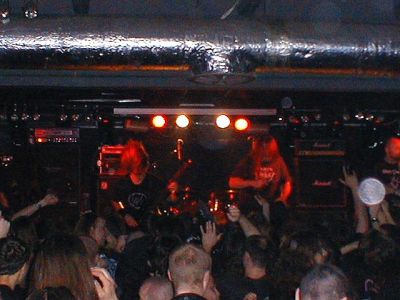 Cannibal Corpse - koncert: Cannibal Corpse, Sinister, Enter Chaos, Anal Stench, Warszawa 'Proxima' 22.04.2003