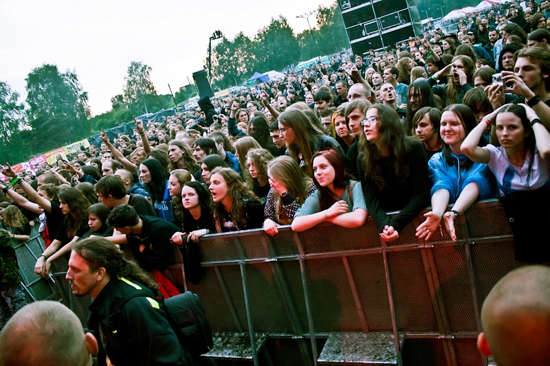 Ensiferum - koncert: Ensiferum ('Metalfest 2012'), Jaworzno 'Zalew Sosina' 3.06.2012