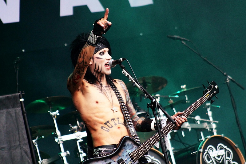 Black Veil Brides - koncert: Necronaut, Black Veil Brides ('Sweden Rock Festival 2011'), Solvesborg 8.06.2011