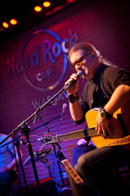 Maciej Balcar i Nie-bo - koncert: Maciej Balcar & Nie-Bo ('Granie na żywo'), Warszawa 'Hard Rock Cafe' 6.02.2012