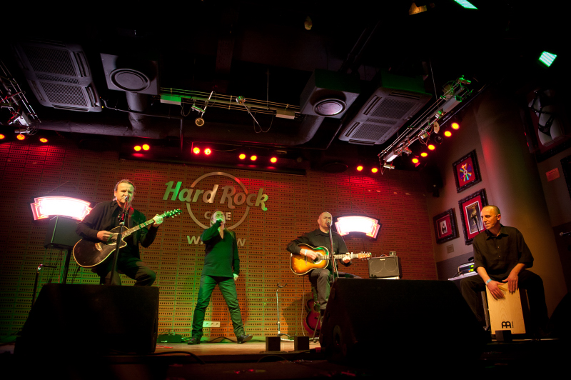 Marek Piekarczyk - koncert: Marek Piekarczyk ('Granie na Żywo'), Warszawa 'Hard Rock Cafe' 19.12.2011