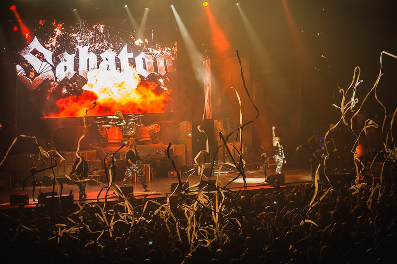 Sabaton - koncert: Sabaton, Sopot 'Ergo Arena' 27.02.2017