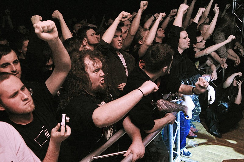 koncert: The Black Dahlia Murder, Cephalic Carnage - zdjęcia fanów, Wrocław 'Firlej' 28.01.2009