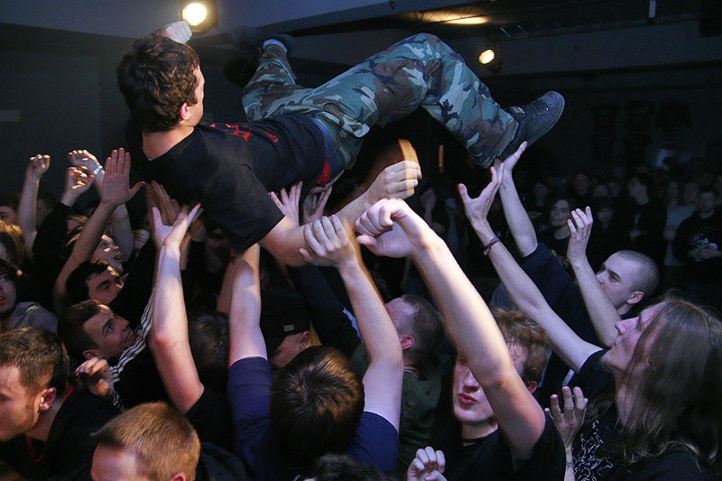 koncert: The Black Dahlia Murder, Cephalic Carnage - zdjęcia fanów, Wrocław 'Firlej' 28.01.2009