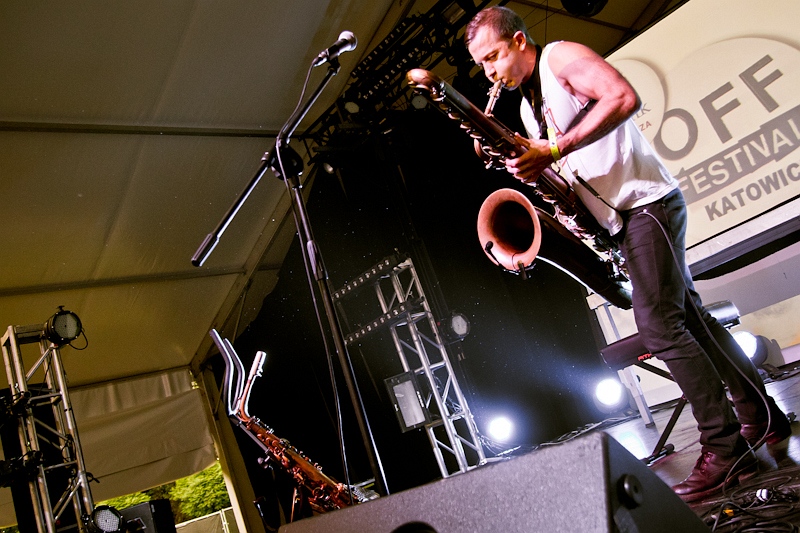 Colin Stetson - koncert: Colin Stetson ('Off Festival 2012'), Katowice 3.08.2012