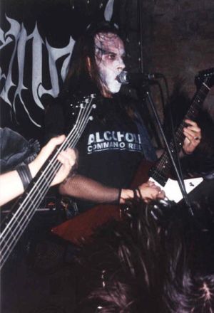 Behemoth - koncert: Behemoth, Elysium, Lost Soul, Eternal Deformity, Witchmaster, Wrocław 'Forty' 11.05.2001