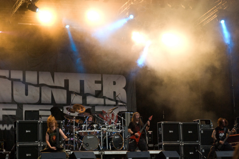 Vader - koncert: Vader (Hunterfest 2009), Szczytno 'Lotnisko Szymany' 25.07.2009