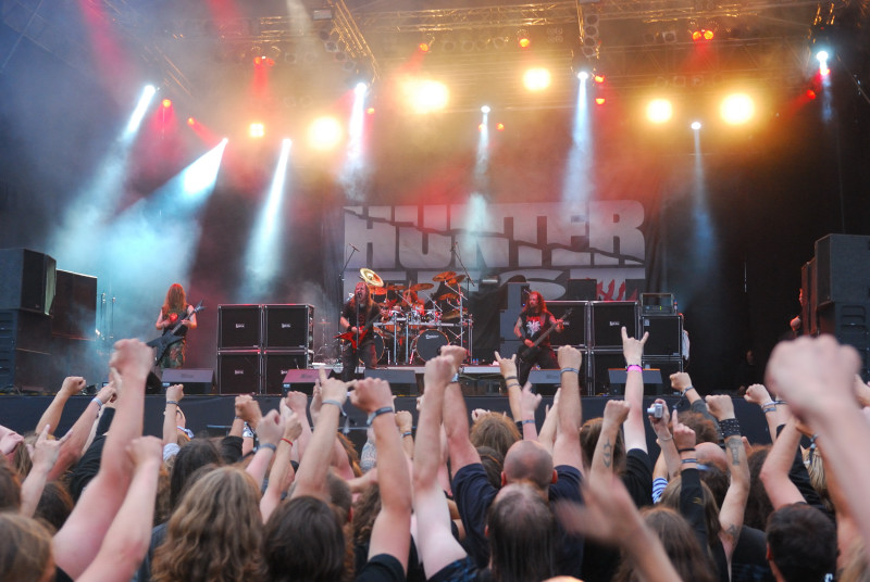 Vader - koncert: Vader (Hunterfest 2009), Szczytno 'Lotnisko Szymany' 25.07.2009