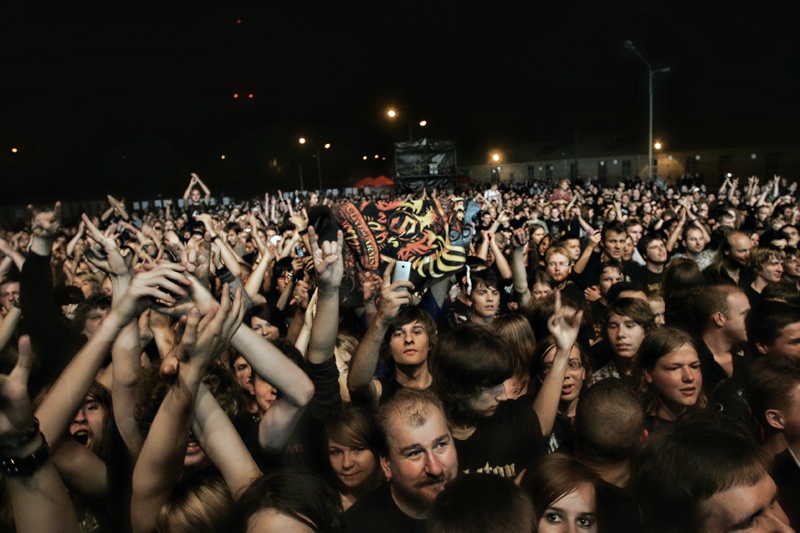 koncert: Sabaton, Primal Fear - zdjęcia fanów, Wrocław 'Zajezdnia MPK' 2.09.2011