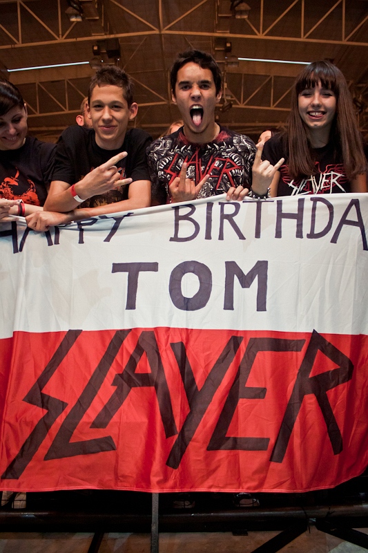 Slayer - koncert: Slayer, Ostrawa 'Zimni stadion Sareza' 6.06.2012