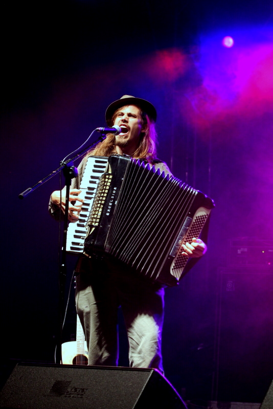 Jason Webley - koncert: Big Sex Noise, Jason Webley (Globaltica 2009), Gdynia 'Park Kolibki' 24.07.2009