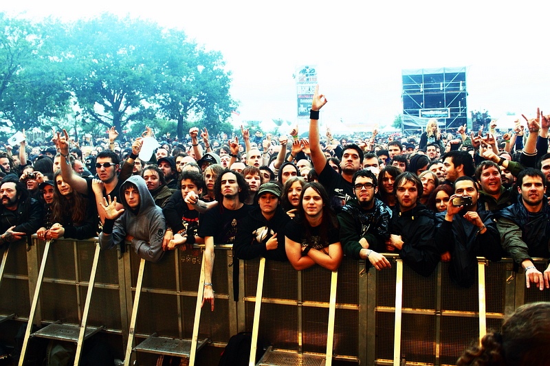 Meshuggah - koncert: Meshuggah, Dagoba ('Hellfest 2011'), Clisson 17.06.2011