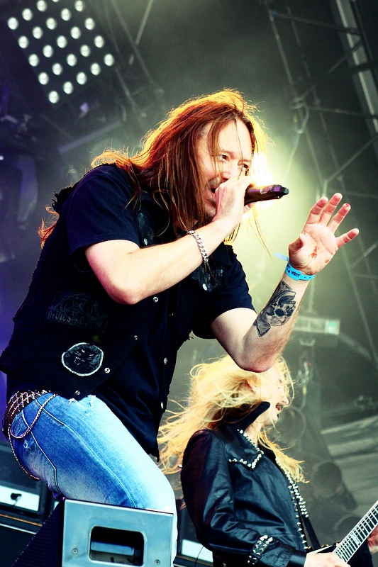 HammerFall - koncert: Hammerfall ('Hellfest 2011'), Clisson 18.06.2011