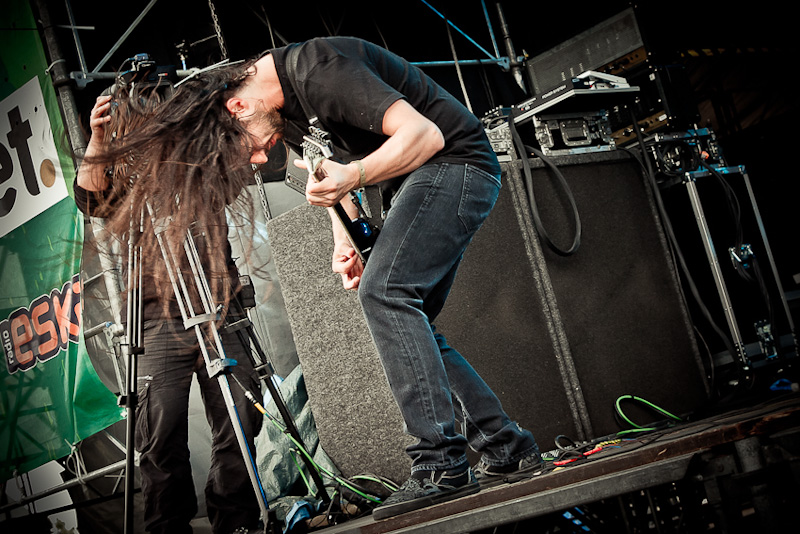 Gojira - koncert: Gojira ('Ursynalia 2012'), Warszawa 'Kampus SGGW' 3.06.2012