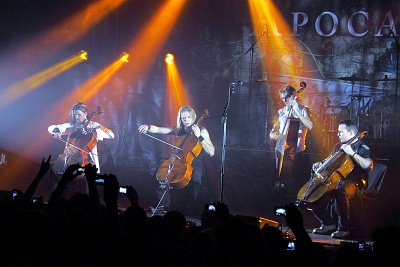 Apocalyptica, Kraków 24.02.2011, fot. Verghityax