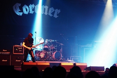 Coroner, Zlin 26.11.2011, fot. Verghityax