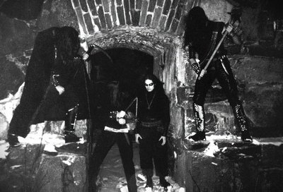 Dark Funeral (od lewej do prawej: Blackmoon, Draugen, Themgoroth i Lord Ahriman), materiały prasowe Dark Funeral (od lewej do prawej: Blackmoon, Draugen, Themgoroth i Lord Ahriman), materiały prasowe