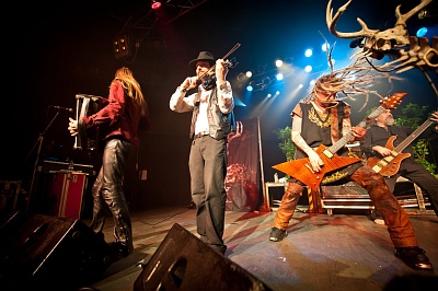 Korpiklaani ("Paganfest 2011"), Kraków 21.03.2011, fot. Lazarroni