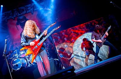 Megadeth, Łódź 11.04.2011, fot. W. Dobrogojski