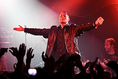 Tim "Ripper" Owens, Warszawa 18.09.2010, fot. W. Dobrogojski