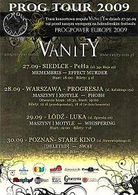 Plakat - Vanity, Tenebris, Maszyny i Motyle