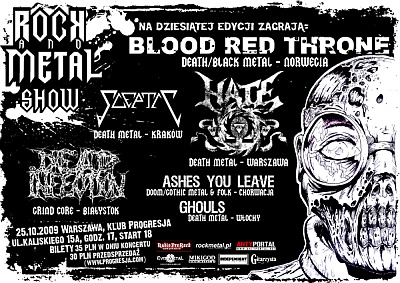 Plakat - Blood Red Throne, Hate, Dead Infection